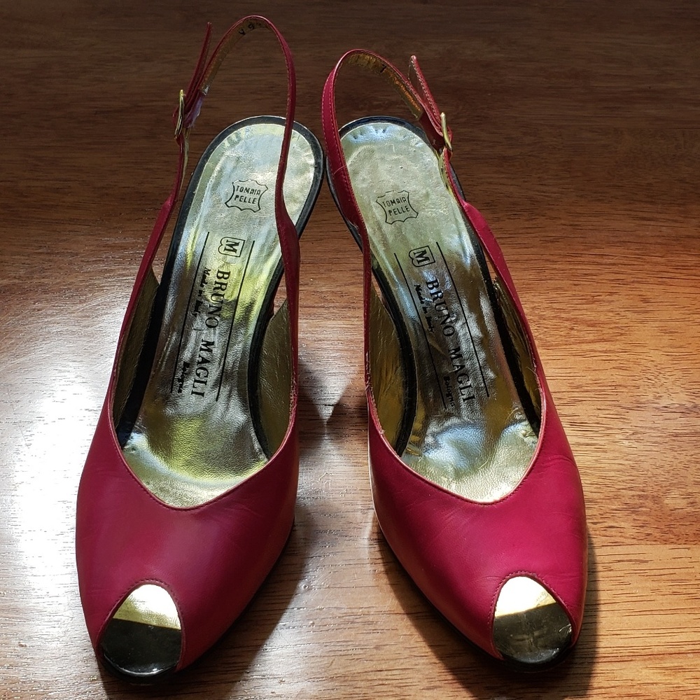 Vintage Bruno Magli heels from the 80s